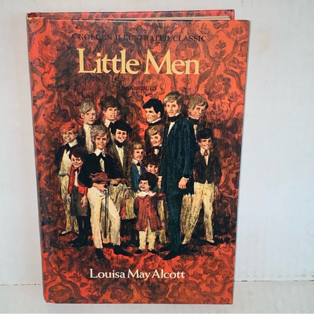 Vintage 1965 Little Men by Louisa May Alcott Unabridged Hardcover